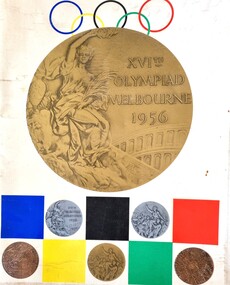 Publication cover showing a Melbourne Olympics Gold Medal