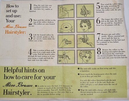 Detailed instructions inside accompanying booklet