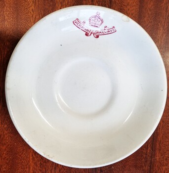 VIctoria Railways Bowl with red insignia