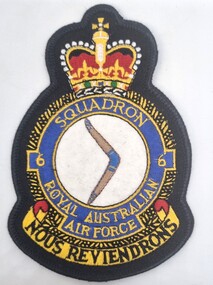 The official crest of the 6th Squadron RAAF