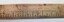 Ruler showing name of manufacturer and inche markings