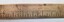 Ruler showing name of manufacturer and inche markings