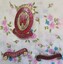 Enamelled metal School Captain's badge and 2 Grade Captain's badges attached to handkerchief
