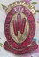 Maroon and gold School Captain's badge