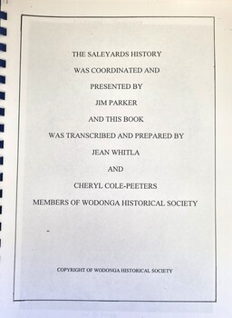 Title page detailing contributors to the publication.