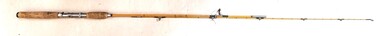Wooden handle of fishing rod