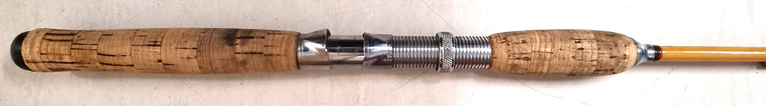 Hand made fibre glass fishing rod