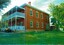 De Kerilleau showing verandah and side of house with a glimpse of servant's quarters behind