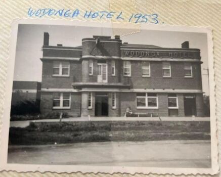 A large two storey brick building