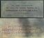 Plaques on Pollard Arch after being re-erected in Wodonga
