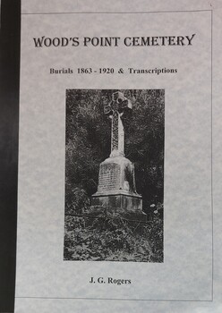 Cover of book featuring an image of a headstone.