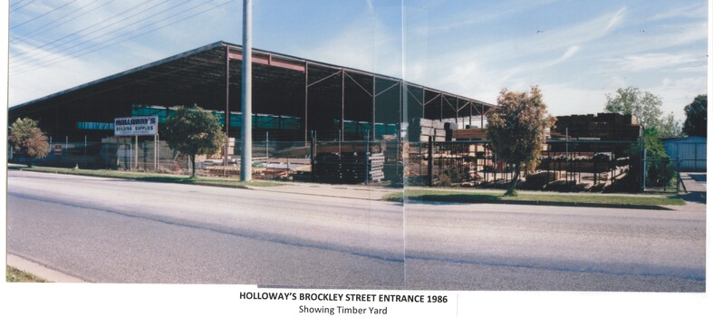 The Timberyard in Brockley Street, Wodonga 1986.