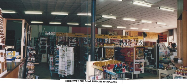 Inside Holloways Budling Supplies Hardware store