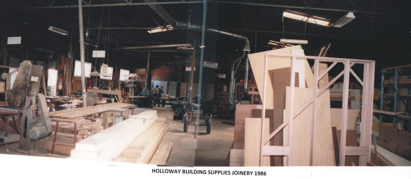 Inside the Joinery premises 1968