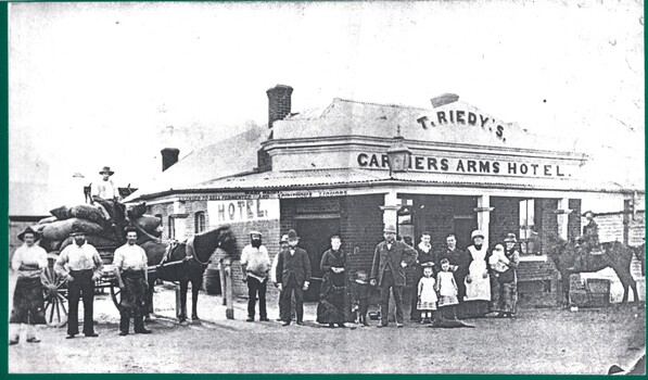 Carriers' Arms Hotel Wodonga c1890