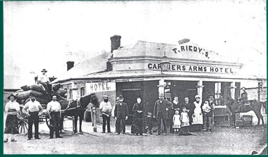 Carriers' Arms Hotel Wodonga c1890