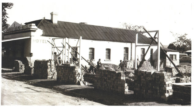 Extensions being carried out to Carriers' Arms