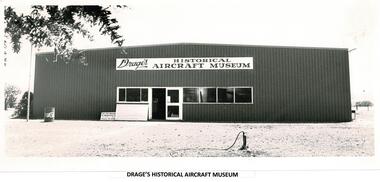 A large hangar which housed Drage's aircraft museum.