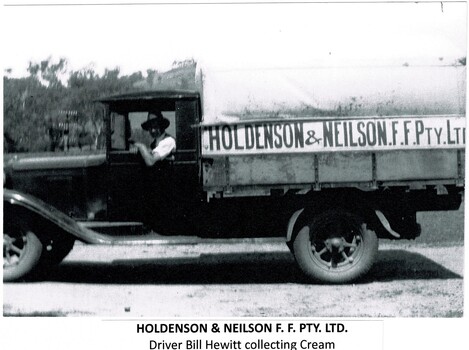 Holdenson and Neilson Truck Driver Bill Hewitt