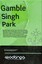 Sign at Gamble Singh Park, Wodonga