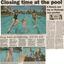An article from the Border Mail documenting the closing of the Stanley Street Pool.