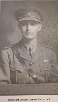 Lieutenant Kenneth Darnton Watson M. C.