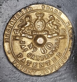 Trademark of Jas Carpenter on lock