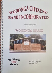 Front Cover od Wodonga Citizens' Band Booklet