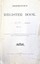 Inspector's Register Front page