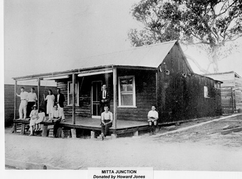 Outside a worker's home at MItta Junction