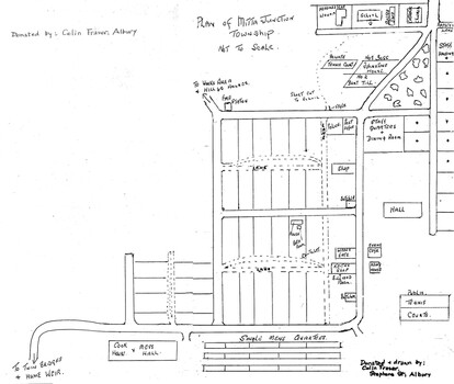 Mitta Junction Town Sketch Map