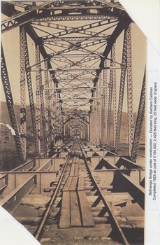 Bethanga Bridge under construction c1928