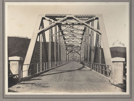 Looking across the bridge