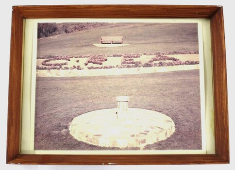 Photo of Sarah Coventry Gardens presented to Eric in appreciation of his work.