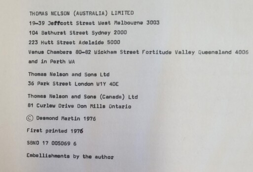 Publisher Details inside cover