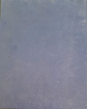 Dark Blue Bound Manuscript Cover