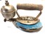 Enamel plated Coleman fuel iron