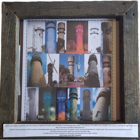 Picture Frame made from Water Tower Laddwer