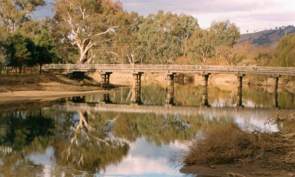 Wodonga Creek Stock Bridge, date unknown