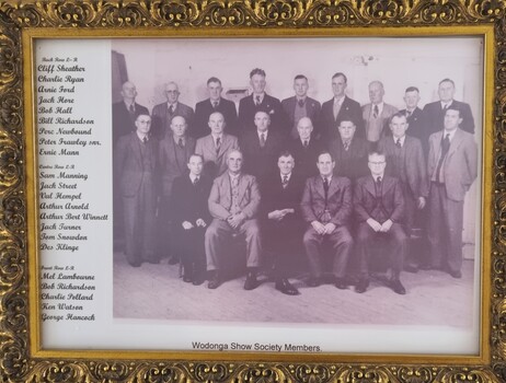 Inaugural Committee of the Wodonga Show Society - Framed