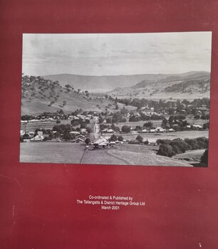 Back Cover - Panorama of Old Tallangatta 1938