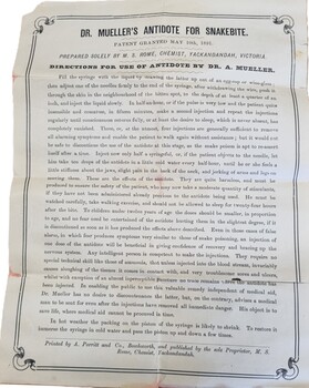 Dr Mueller's Antidote detailed Instructions