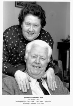 Mr John and Mrs Monica Macaulay