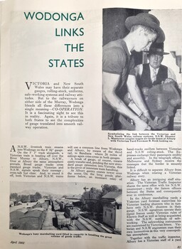 Lead article - Wodonga Links the States