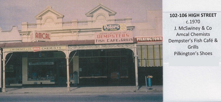 Pilkington's Shoe Store 106 High Street