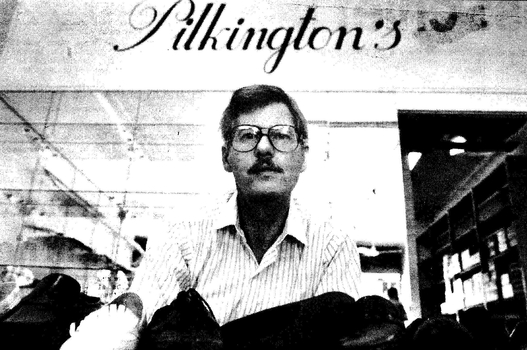 Barry Pilkington announcing store closure