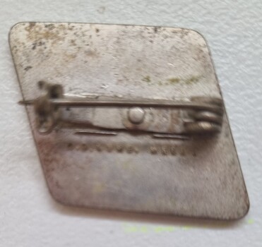 Astronauts Club Badge rear showing clip
