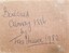 Inscription under base of clay model