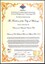 Certificate - Freedom of the City of Wodonga