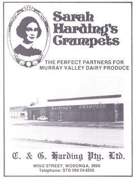 Sarah Harding's Crumpets, Wodonga